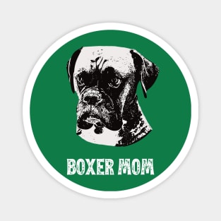 Boxer Dog Mom - Boxer Mom Magnet